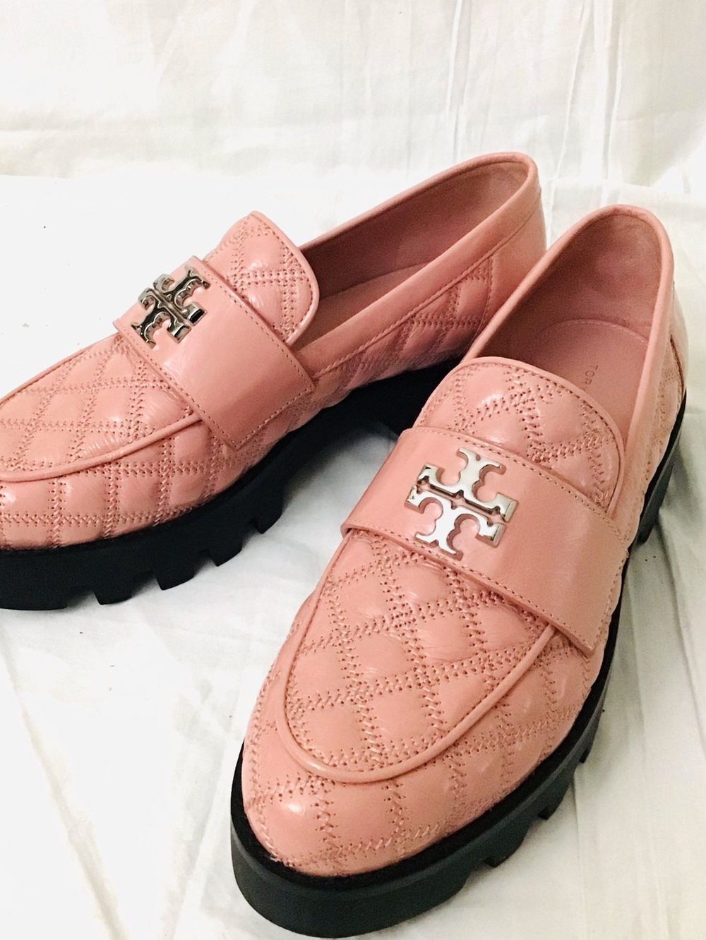 TORY BURCH
Mini Everly Chunky Leather Loafer In Rose Sachet